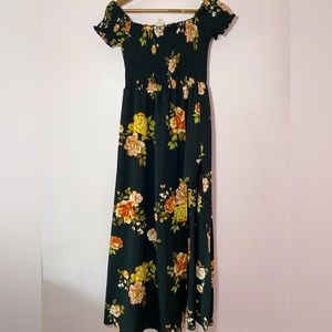 Black Flower Dress